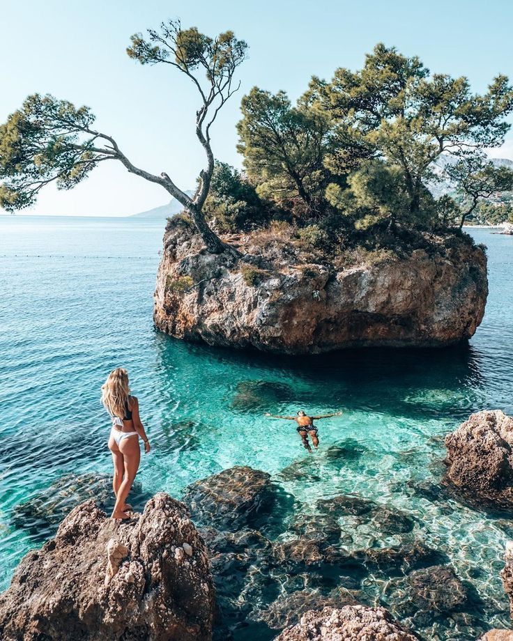 Brela Beach, Croatia